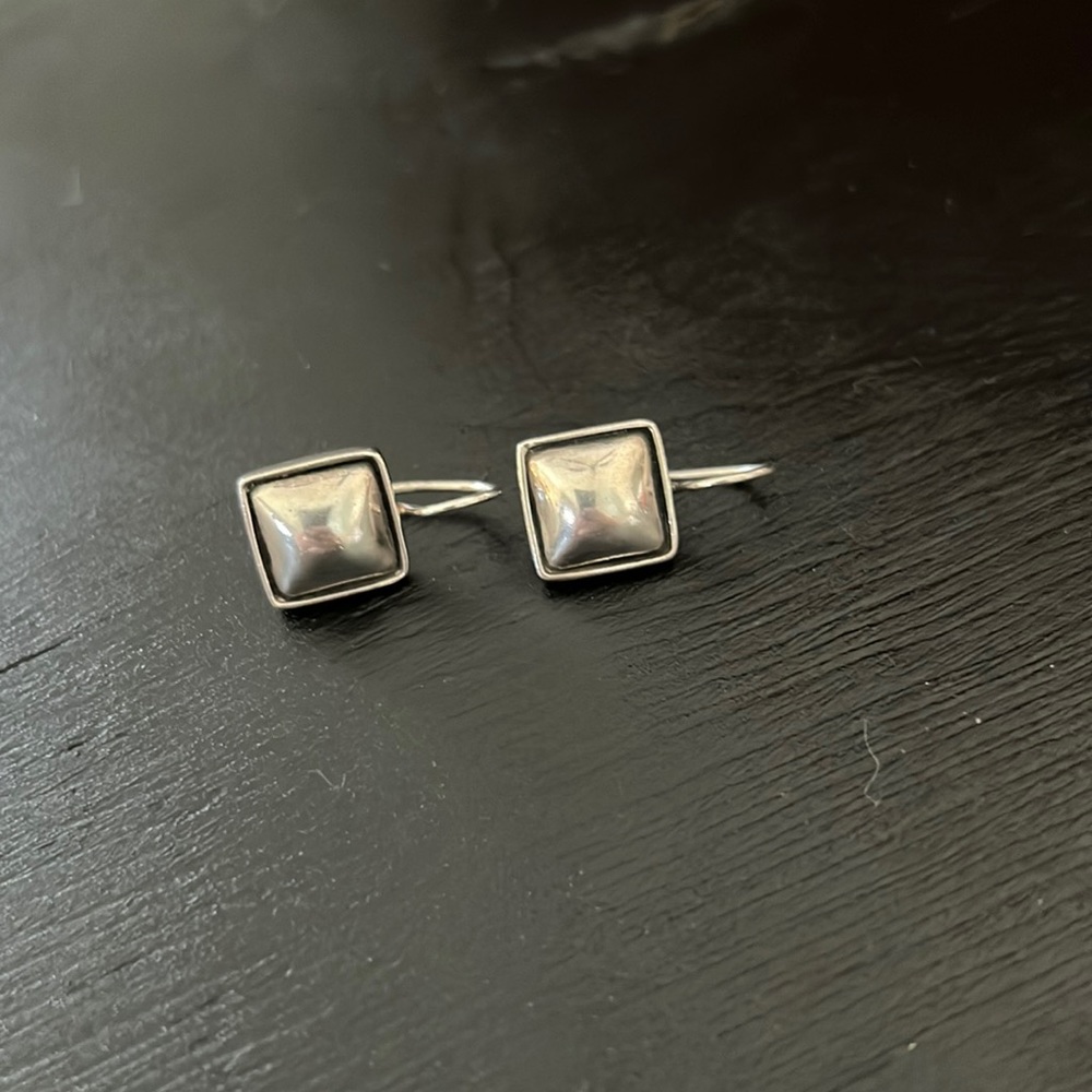 Silpada sterling silver square earrings